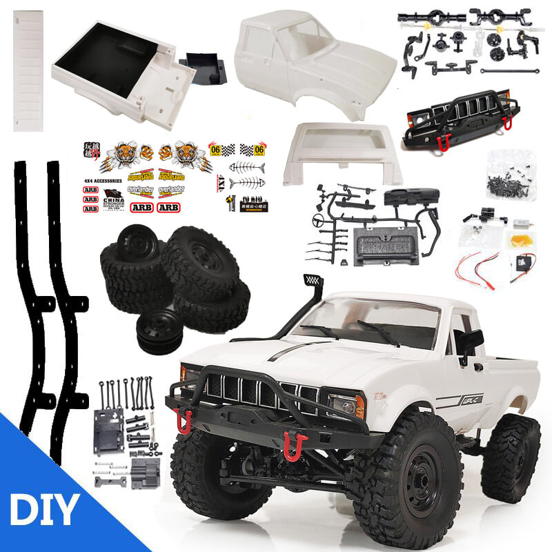 WPL C24 1/16 2.4G 4WD Crawler RTR Truck RC Car Full Proportional Control