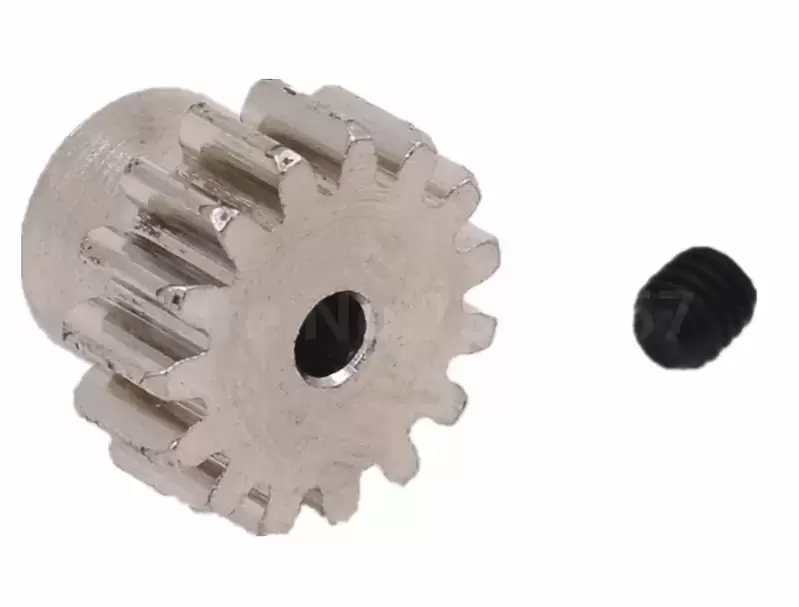 Pinion Gear with Screw Driver 48 Pitch Motor Gears Kit for RC Car 3.175mm 16T 17T 18T 19T 48P Pinion Gear Set Hardened 48P Pinion Gear Set 3.175mm Shaft Hole 4-Pack 